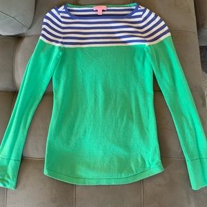 Lilly Pulitzer long sleeved, lightweight sweater